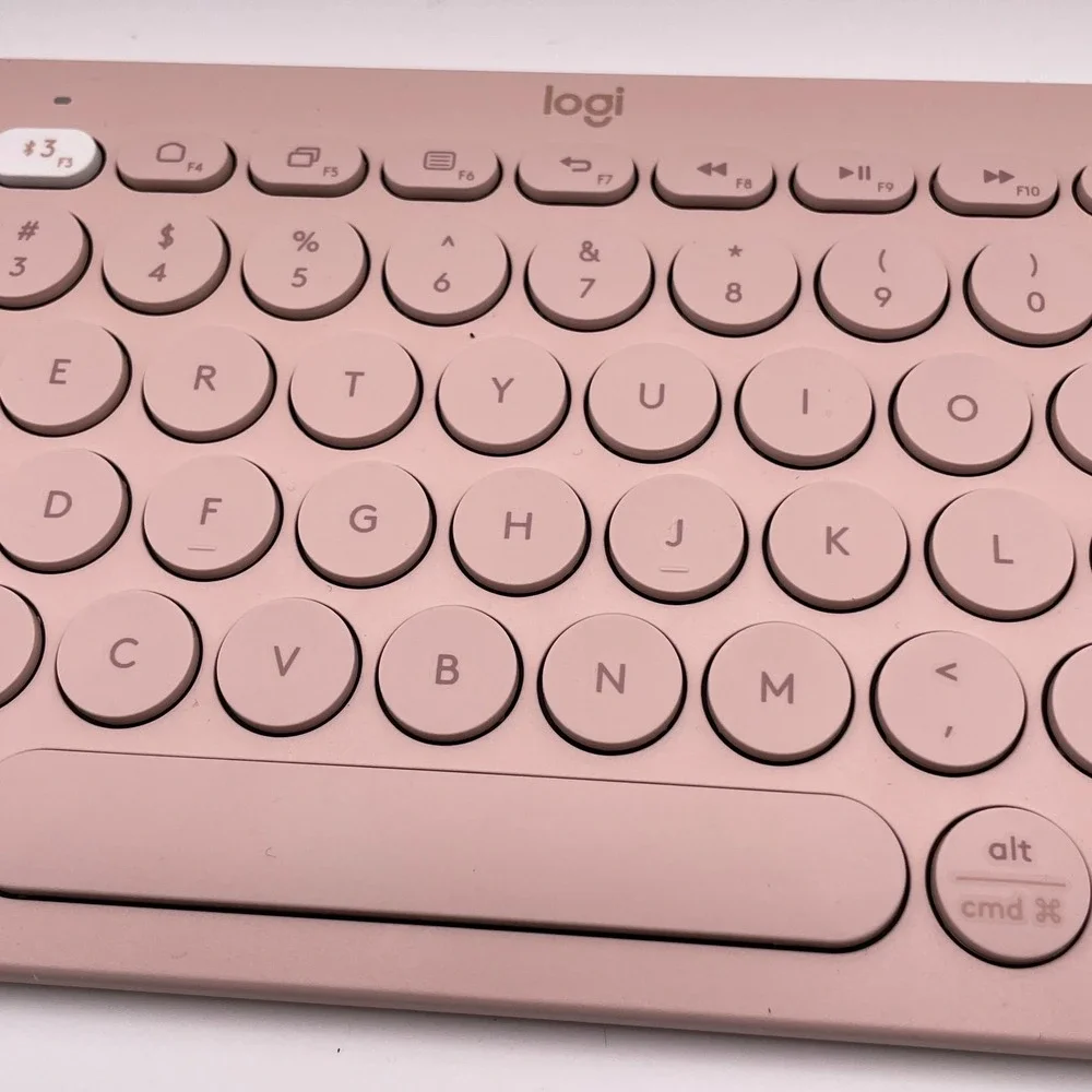 Logitech K30 Keyboard Tested Pebble Keys 2KB Rose